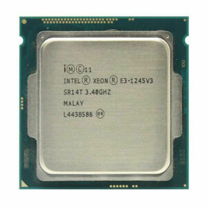 E3-1245V3 - Intel Xeon E3-1245 v3 Quad Core 3.40GHz 5.00GT/s DMI 8MB L3 Cache Socket FCLGA1150 Processor