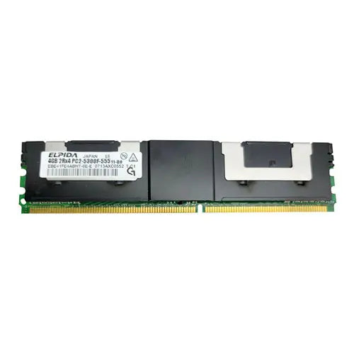 EBE41FE4ABHT-6E-E - Elpida 4GB DDR2-667MHz PC2-5300 ECC Fully Buffered CL5 240-Pin DIMM Dual Rank Memory Module