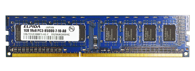 3D-13D343N648061-2G 2GB Kit (2 x 1GB) DDR3 PC3-8500 CL=7 non-ECC Unbuffered DDR3-1066 1.5V 128Meg x 64 for Biostar G41D3 Motherboard n/a