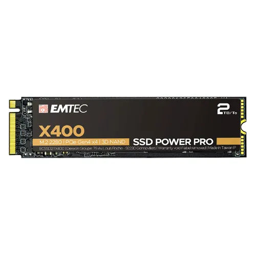 ECSSD2TX400 Emtec Power Pro X400 2TB PCI Express NVMe 4.0 x4 M.2 2280 Solid State Drive