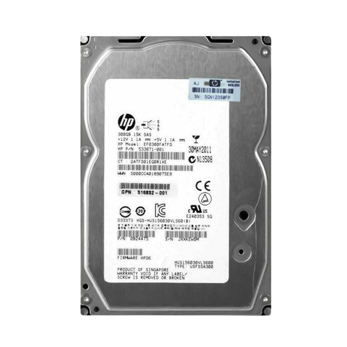 EF0300FATFD HP 300GB 15000RPM SAS 6Gb/s LFF Hot-Pluggable Dual Port 3.5-inch Hard Drive with Tray for Gen1 to Gen7 ProLiant Server