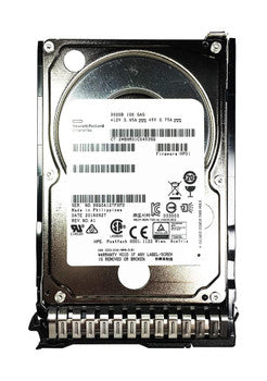 HPE - EG000300JWBEF - 300GB 10000RPM SAS 12Gbps Hot Swap 2.5-inch Internal Hard Drive