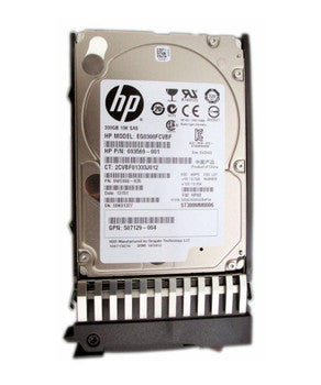 HP - EGO300FAWHV - 300GB 10000RPM SAS 6Gbps Dual Port Hot Swap 2.5-inch Internal Hard Drive