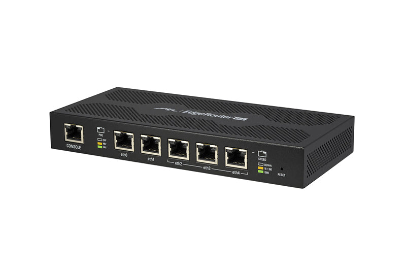 EdgeRouter 2 x PoE 1000Base-T Router Ports + 3 x PoE 1000Base-T Switch ...