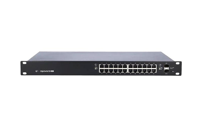 ES-24-250W - Ubiquiti EdgeSwitch ES-24-250W 24 x Ports PoE+ 1000Base-T + 2 x Ports SFP 1U Rack-mountable Layer3 Managed Gigabit Ethernet Network Switch
