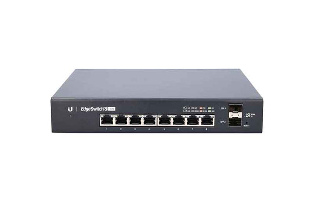 EdgeSwitch 8-Port 150-Watt Managed PoE+ Gigabit Switch with SFP