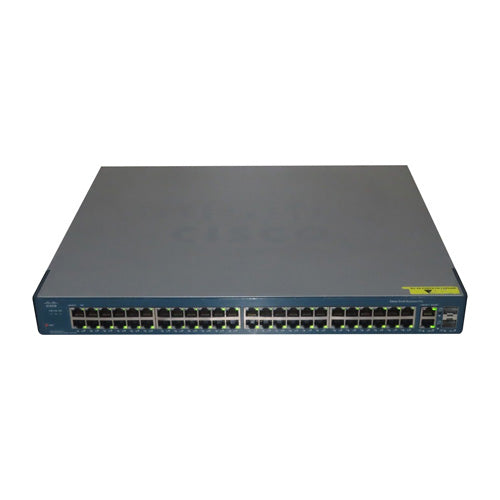 ESW-520-48P-K9-RF Cisco Small Business Pro 500 Series 48 x Ports 10/100/Base-TX + 2 x SFP Ports 1U Rack-mountable Fast Ethernet Network Switch