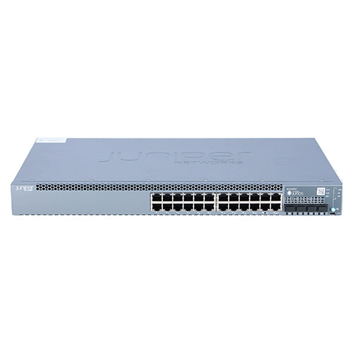 EX2300-24T-DC Juniper EX2300 Series EX2300-24T 24 x RJ-45 Ports 10/100/1000Base-T + 4 x SFP+ Ports Layer 3 Managed Rack-mountable Gigabit Ethernet Network Switch