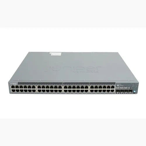 EX3400-48T-AFI-TAA Juniper EX3400 Series EX3400-48T 48 x Port 10/100/1000BaseT + 4 x SFP+ Ports + 2 x QSFP+ Ports Layer 3 Managed 1U Rack-mountable Gigabit Ethernet Network Switch
