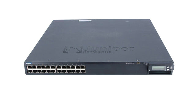 EX4200-24T - Juniper EX4200 Series EX4200-24T 16 x RJ-45 Ports 10/100/1000Base-T + 8 x RJ-45 PoE Ports Layer 3 Managed 1U Rack-mountable Stackable Gigabit Ethernet Network Switch