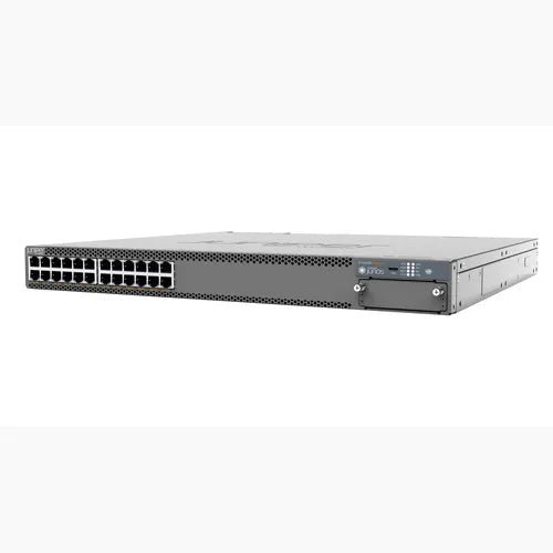 EX4400-24P-TAA Juniper EX4400 Series EX4400-24P 24 x Ports PoE+ 10/100/1000Base-T + 4 x 25GbE + 2 x 100GbE Layer 3 Managed 1U Rack-mountable Gigabit Ethernet Network Switch