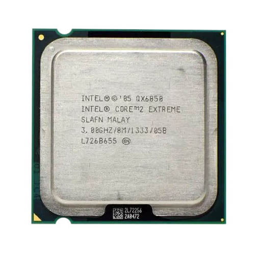 QX6850 Intel Core 2 Extreme QX6850 Quad-Core 3.00GHz 1333MHz FSB 8MB L2 Cache Socket LGA775 Processor