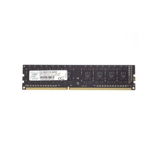 F3-1600C11S-4GNS - G.Skill 4GB DDR3-1600MHz PC3-12800 Non-ECC Unbuffered CL11 240-Pin DIMM Memory Module