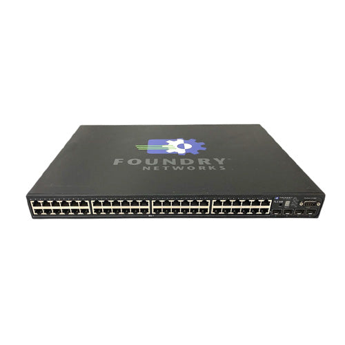 FLS648-STK Brocade FastIron LS Series 48 x Ports 1000Base-T + 4 x Ports Combo SFP Layer 3 Manageable Gigabit Ethernet Switch