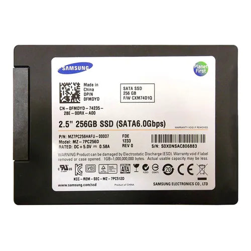 FMDYD Dell 256GB Multi-Level Cell SATA 6Gb/s 2.5-Inch Solid State Drive for Latitude Notebooks