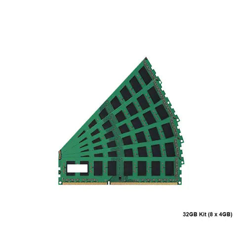 G8X39AV - HP 32GB Kit (8 X 4GB) PC4-17000 DDR4-2133MHz ECC Registered CL15 RDIMM 1.2V Single-Rank Memory Module