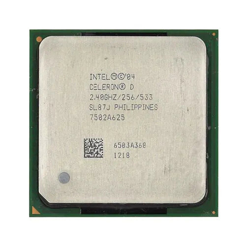 G9878 Dell 2.40GHz 533MHz FSB 256KB L2 Cache Socket PGA478 Intel Celeron D 320 Single-Core Processor