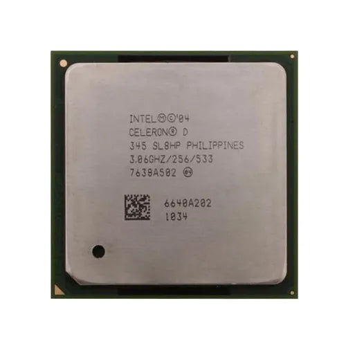G9883 Dell 3.06GHz 533MHz FSB 256KB L2 Cache Socket PGA478 Intel Celeron D 345 Single-Core Processor