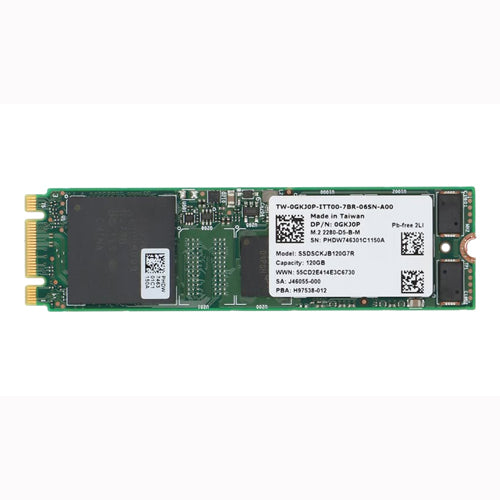 GKJ0P Dell 120GB Multi-Level Cell SATA 6Gb/s M.2 2280 Solid State Drive