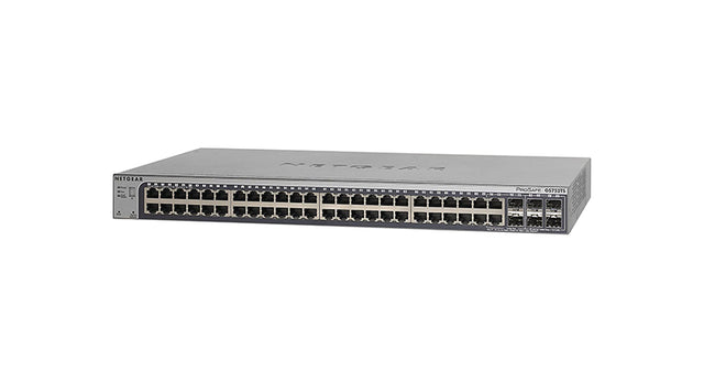 GS752TSB-100NAS - Netgear ProSafe GS752TSB 48 x Ports 10/100/1000Base-T + 2 x Ports Combo SFP + 4 x Ports SFP Layer3 Managed 1U Rack-mountable Gigabit Ethernet Network Switch