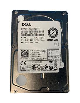 Dell - HDEAG82DAB51 - 300GB 15000RPM SAS 12Gbps Hot Swap 128MB Cache (512n) 2.5-inch Internal Hard Drive