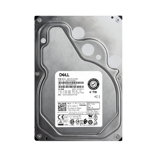 HHX14 Dell 2TB 7200RPM SAS 12Gb/s Hot-Swappable 128MB Cache (512n) 3.5-Inch Nearline Hard Drive for PowerEdge Servers