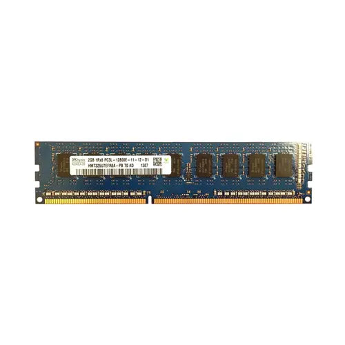 HMT325U7EFR8A-PB - Hynix 2GB DDR3-1600MHz PC3-12800 ECC Unbuffered CL11 240-Pin DIMM 1.35V Low Voltage Single Rank Memory Module