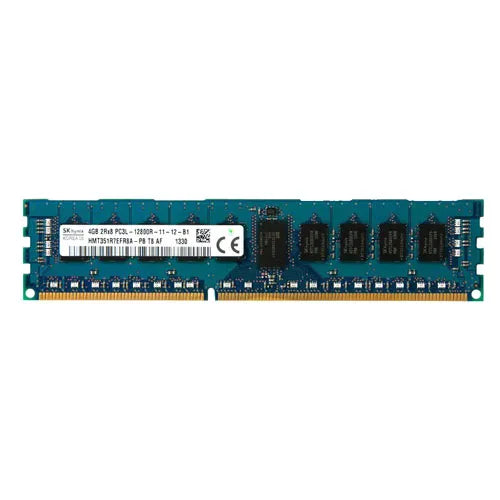 HMT351R7EFR8A-PB Hynix 4GB DDR3-1600MHz PC3-12800 ECC Registered RDIMM CL11 2Rx8 1.35V 240-Pin Memory Module