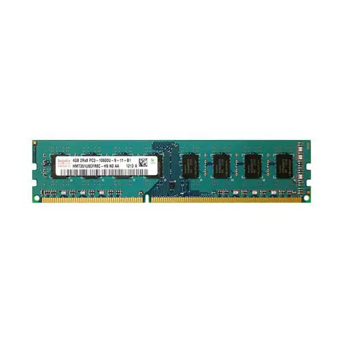 HMT351U6CFR8C-H9N0-AA - Hynix 4GB DDR3-1333MHz PC3-10600 Non-ECC Unbuffered CL9 240-Pin UDIMM 1.5V Dual Rank Memory Module