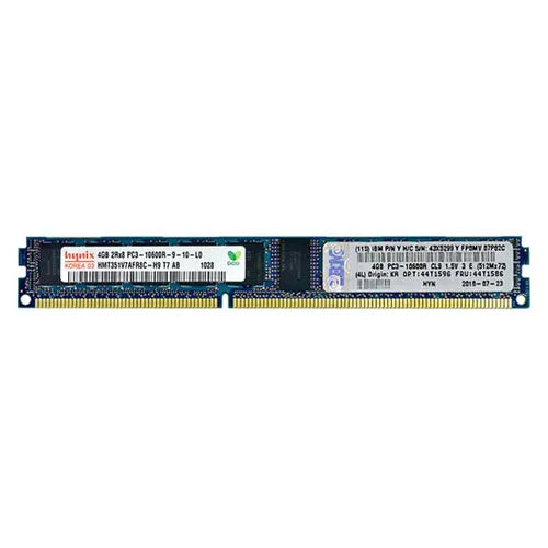 HMT351V7AFR8C-H9T7-AB Hynix 4GB DDR3-1333MHz PC3-10600 ECC Registered VLP RDIMM CL9 2Rx8 1.5V 240-Pin Memory Module