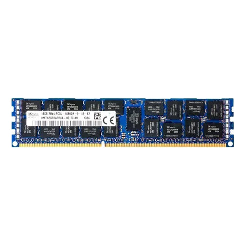 HMT42GR7AFR4A-H9 Hynix 16GB DDR3-1333MHz PC3-10600 ECC Registered RDIMM CL9 2Rx4 1.35V 240-Pin Memory Module