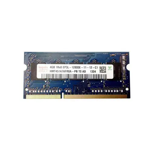 HMT451A7AFR8A-PBT0-AD - Hynix 4GB PC3-12800 DDR3-1600MHz ECC Unbuffered CL11 SoDIMM 1.35V Single-Rank Memory Module