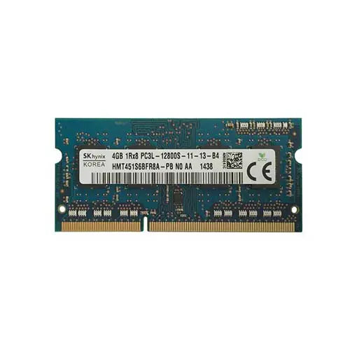 HMT451S6BFR8A-PBN0-AA - Hynix 4GB PC3-12800 DDR3-1600MHz non-ECC Unbuffered CL11 SoDIMM 1.35V Single-Rank Memory Module