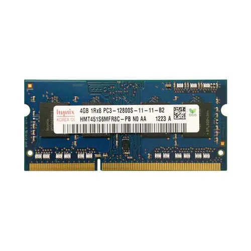 HMT451S6MFR8C-PBN0-AA - Hynix 4GB PC3-12800 DDR3-1600MHz non-ECC Unbuffered CL11 SoDIMM Single-Rank Memory Module