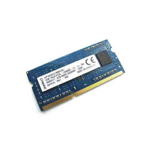 HP16D3LS1KBG/4G - Kingston 4GB DDR3-1600MHz PC3-12800 non-ECC Unbuffered CL11 204-Pin SoDimm 1.35V Low Voltage Single Rank Memory Module