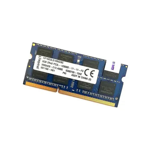 HP16D3LS1KBG/8G - Kingston 8GB DDR3-1600MHz PC3-12800 non-ECC Unbuffered CL11 204-Pin SoDimm 1.35V Low Voltage Dual Rank Memory Module