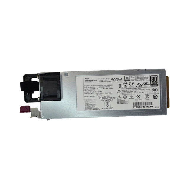 HP HSTNS-PD40-1-HP 500W 240V 50-60Hz Platinum Redundant Power Supply