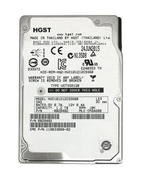 Hitachi - HUC101212CSS60 - HGST Ultrastar C10K1200 1.2TB 10000RPM SAS 6Gbps 64MB Cache 2.5-inch Internal Hard Drive