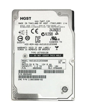 Hitachi - HUC101212CSS600-DELL - 1TB 10000RPM SAS 6.0 Gbps 2.5 64MB Cache Ultrastar Hard Drive"