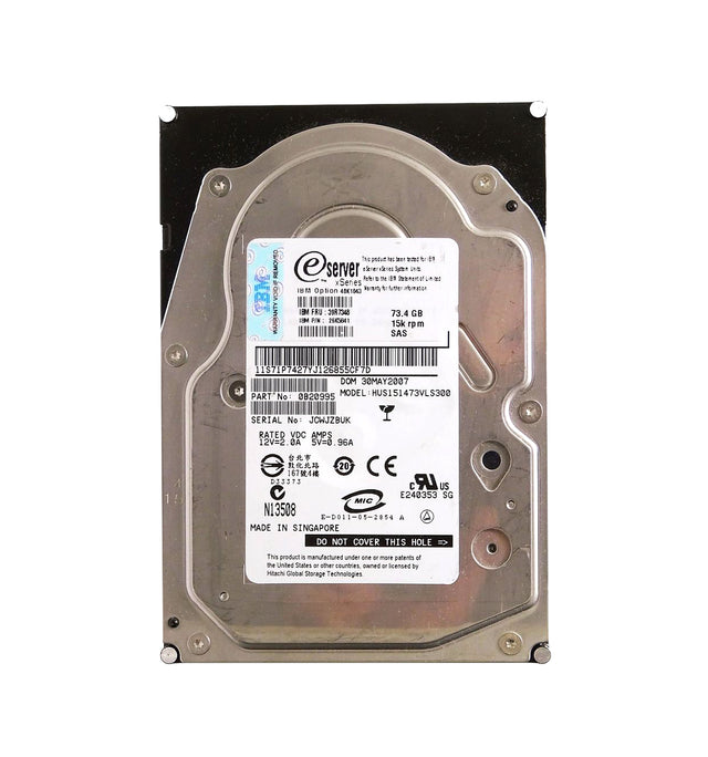 73.4GB 15000RPM SAS 3Gb/s 16MB Cache 2.5-Inch Hard Drive for BladeCenter LS41
