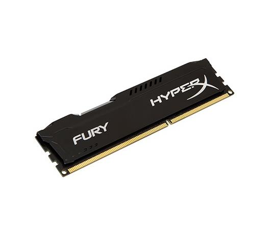 HX426C16FB3/16 Kingston HyperX FURY Black 16GB PC4-21300 DDR4-2666MHz non-ECC Unbuffered CL16 288-Pin DIMM 1.2V Memory Module