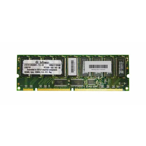 HYS72V128320GR-7.5-C - Infineon 1GB 133MHz PC133 ECC Unbuffered CL2 168-Pin DIMM Memory Module