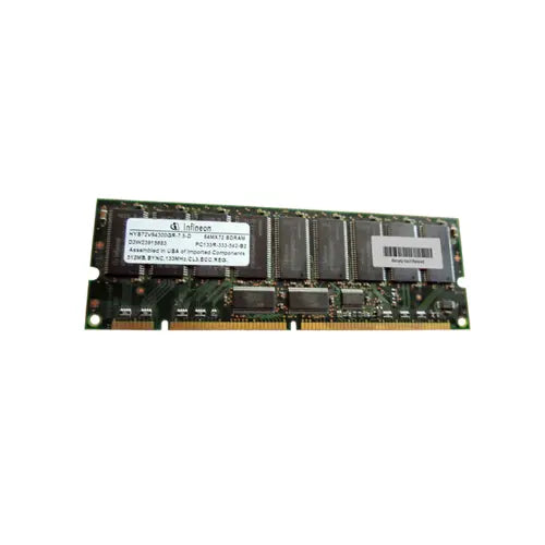 HYS72V64300GR-7.5-D - Infineon 512MB 133MHz PC133 ECC Registered CL3 168-Pin RDIMM 3.3V Rank Memory Module