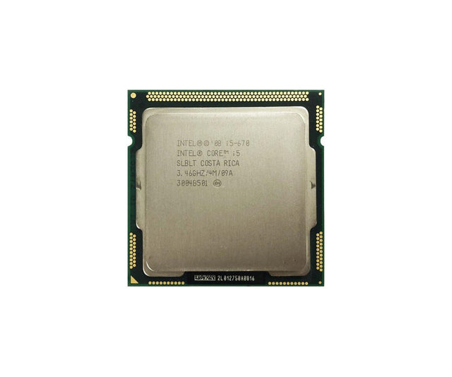 I5-670 - Intel Core 2-Core 3.46GHz 2.5GT/s DMI 4MB L3 Cache Socket FCLGA1156 Processor
