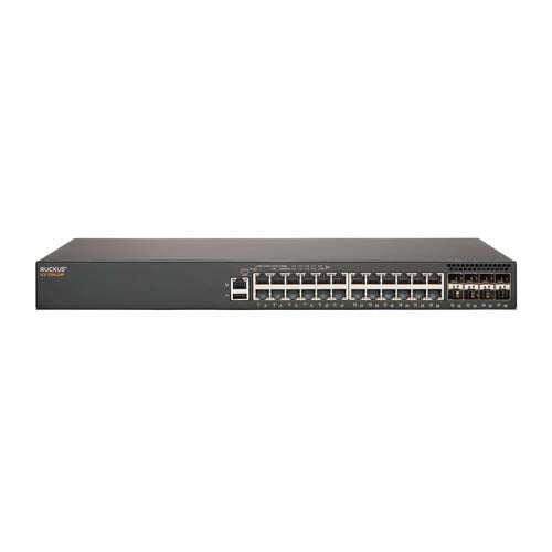 ICX7250-24P Brocade ICX 7250 Series 24 x Ports 1000Base-T PoE+ + 8 x Ports GbE uplink Layer 3 Managed Gigabit Ethernet Switch
