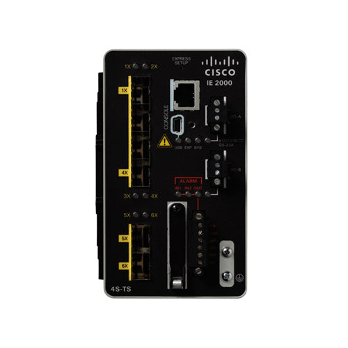 IE-2000-4T-B-RF Cisco Industrial Ethernet IE 2000 Series 6 x FE Ports 10/100Base-TX Layer 2 Managed Fast Ethernet Network Switch
