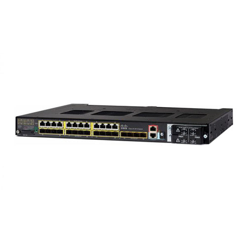 IE-4010-16S12P-RF Cisco Industrial Ethernet 4010 Series 12 x Ports SFP 1000Base-X + 12 x Ports PoE+ 1000Base-T + 4 x Ports SFP Uplink 1U Rack-mountable Layer 3 Managed Fast Ethernet Network Switch