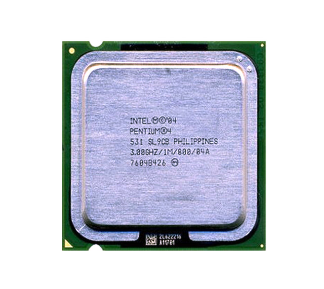 DD518 - Dell 3.00GHz 800MHz FSB 1MB L2 Cache Socket PLGA775 Intel Pentium 4 531 Single-core (1 Core) Processor