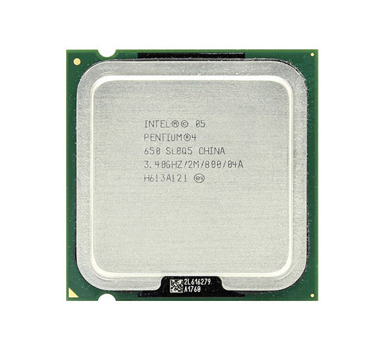 C3827 - Dell 3.40GHz 800MHz FSB 2MB L2 Cache Socket PLGA775 Intel Pentium 4 650 Single-core (1 Core) Processor
