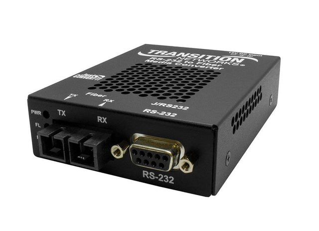 J/RS232-TF-01-SA Transition Networks Rs232 (Dte) 5V Standalone St Mm Media Converter W/Sa Ps